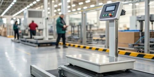 What security features should you look for in a connected industrial scale?