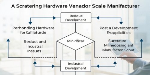 A flowchart showing the strategic alignment between a software vendor and a scale manufacturer.