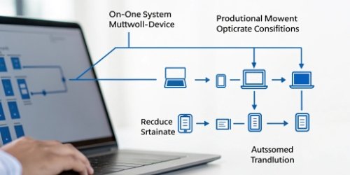 Workflow Optimization with All-in-One System A workflow diagram comparing a traditional multi-device setup with a streamlined single-device process.