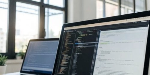 API and SDK for Scale Integration A developer's computer screen showing API documentation and code snippets for scale integration.