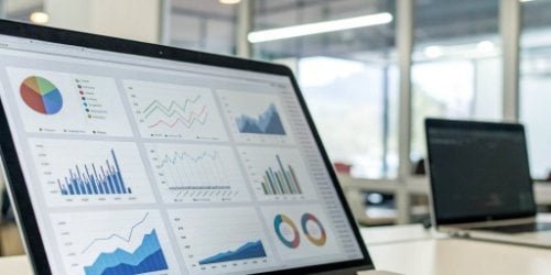 Weighing Data Analysis A dashboard showing charts and graphs derived from weighing data