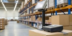 How do you integrate a label printing scale with your existing inventory software?
