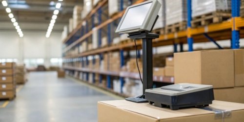 How do you integrate a label printing scale with your existing inventory software?