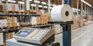 How do you maintain and troubleshoot a label printing scale for maximum uptime?