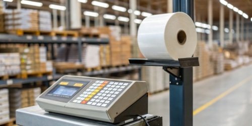 How do you maintain and troubleshoot a label printing scale for maximum uptime?