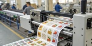 How durable are the labels printed by an industrial-grade printing scale?