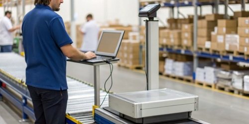 What kind of support should a label printing scale supplier provide to a software vendor?