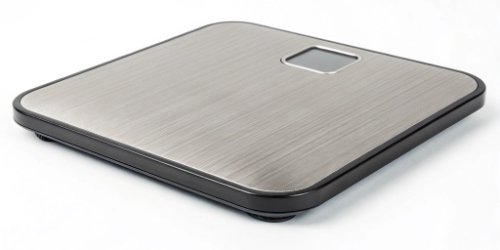A scale with smooth, rounded corners designed to prevent bacterial buildup
