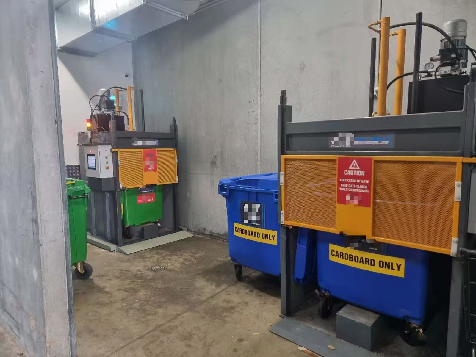 Customer factory production line with automated floor scale system