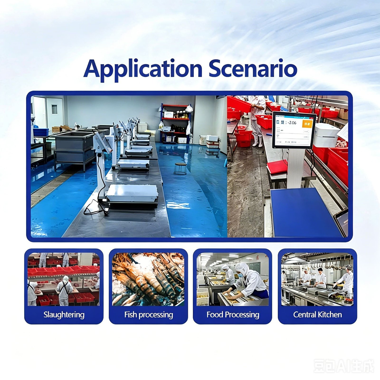 Cold storage interior with temperature controlled environment