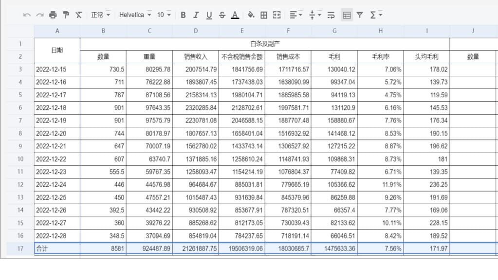 Data export interface showing MES system integration