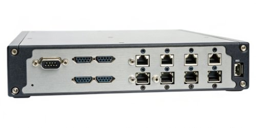 Scale with Multiple Ports Back panel of an industrial scale showing multiple ports like Ethernet, USB, and RS-232.