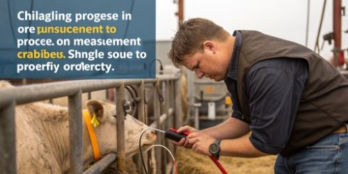 An operator having difficulty placing the measurement probe correctly