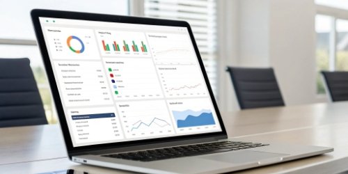 A computer screen showing a client relationship management (CRM) dashboard.