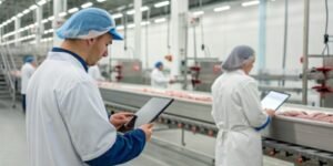 How can slaughterhouses be managed digitally?