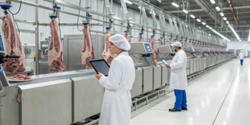 How can slaughterhouses be managed digitally?