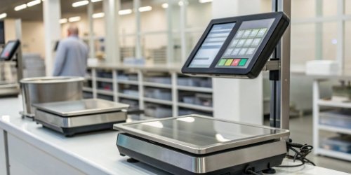 Weigherps Integrated Shipping Management An integrated weighing system from Weigherps showing both counting and scanning functionalities on one screen