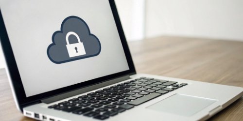 Secure Cloud Storage An icon of a secure cloud database, representing safe digital storage of sorting data.