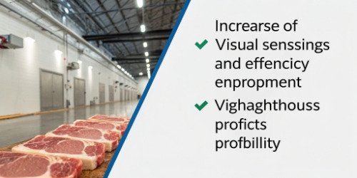 A chart showing increased efficiency and profitability from visual sensors