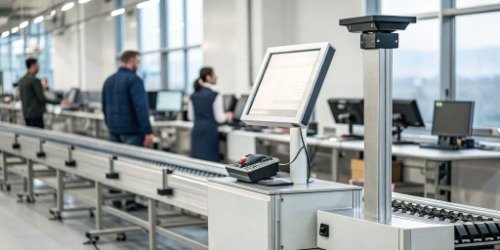 Weighing System Integration An integrated system showing data flow from scale to software