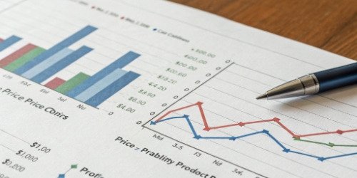 Financial Impact of By-Product Costing on a P&L Statement A graph showing the financial impact on a P&L statement from using different by-product costing methods.
