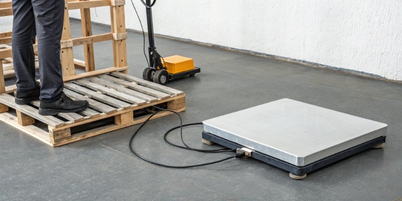 Key Differences in Waterproof Scales A diagram showing the structural differences: an all-in-one table scale, and a platform scale with a separate indicator connected by a cable.