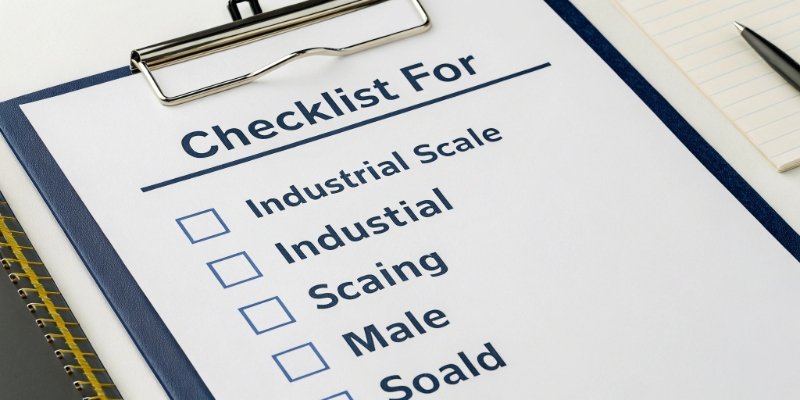 Industrial Scale Selection Checklist A checklist for choosing an industrial scale