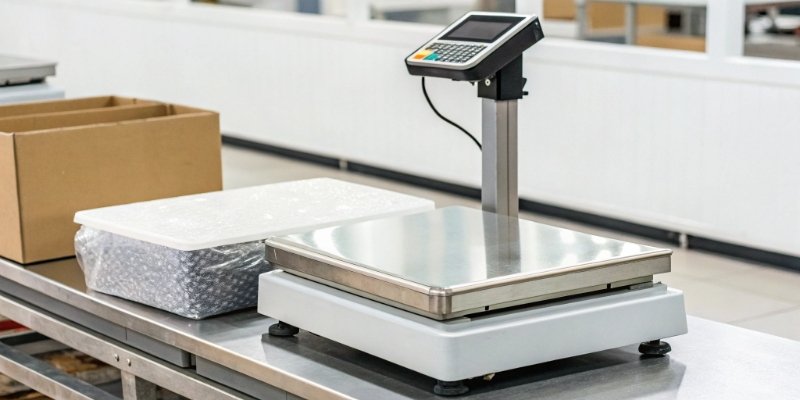 Reliable Regular Printing Scale A simple, reliable printing scale on a workstation