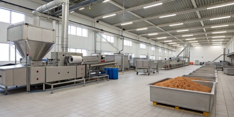 Food factories use large quantities of materials, so should they choose carbon steel with powder coating or all 304 stainless steel?