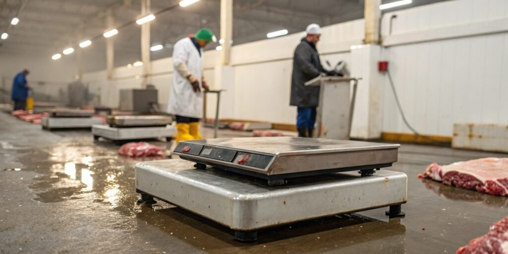 How Do Electronic Scales Withstand Heavy Moisture and Blood in Slaughtering and Cutting Workshops?