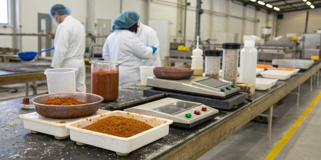 In a Highly Corrosive Sauce and Seasoning Workshop, What Material Scale Is Most Durable?