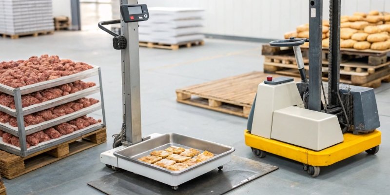 Table scales, platform scales, forklift scales... How many types of scales should a food factory equip?