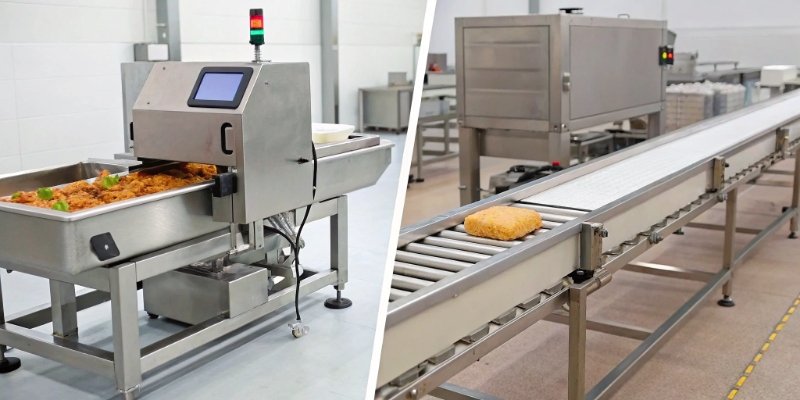 What's the Difference Between a Metal Detector and a Checkweigher, and Does Your Food Factory Need Both?